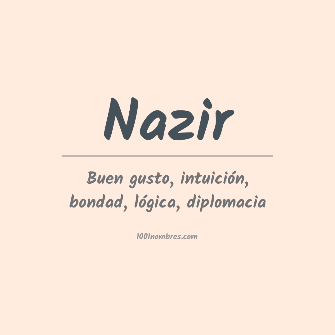 Significado del nombre Nazir
