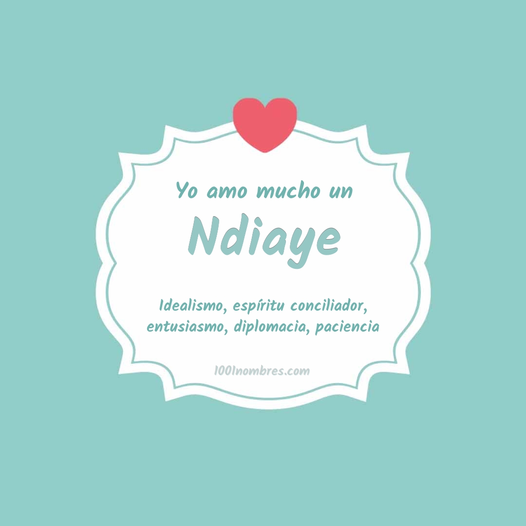 Yo amo mucho Ndiaye Yo amo mucho Ndiaye