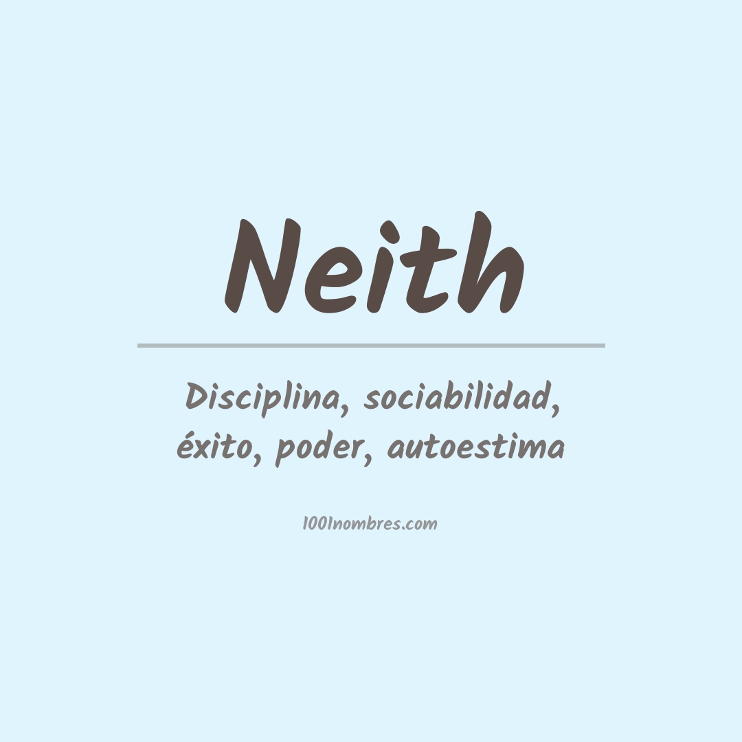 Significado del nombre Neith Significado del nombre Neith