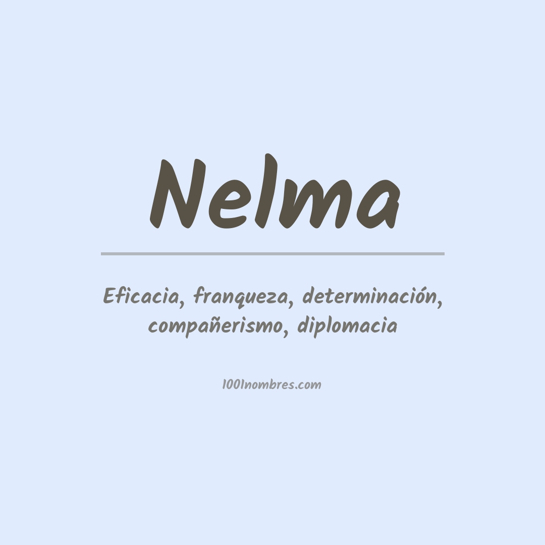 Significado del nombre Nelma