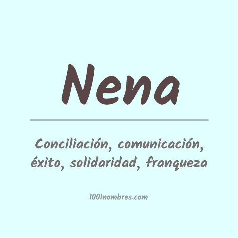 Significado del nombre Nena Significado del nombre Nena