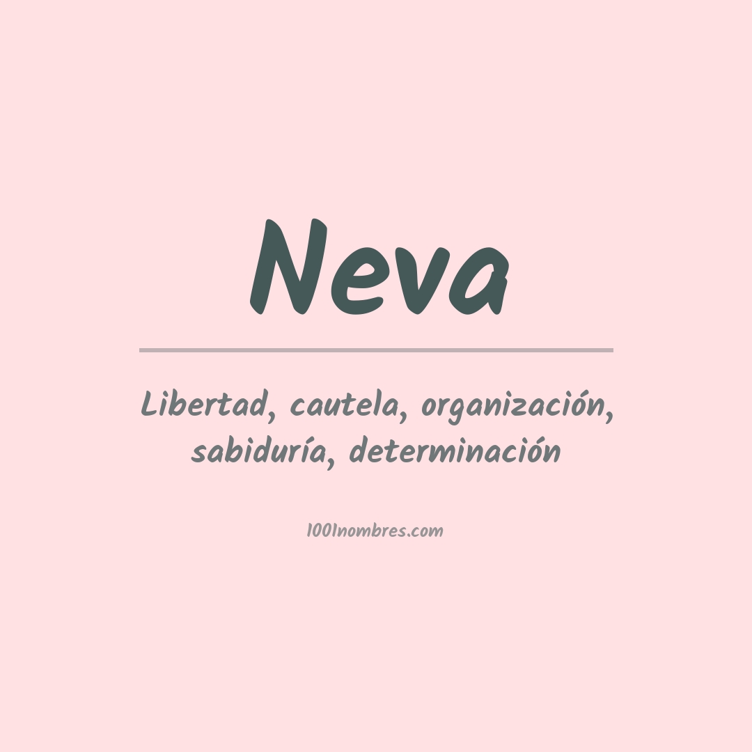 Significado del nombre Neva