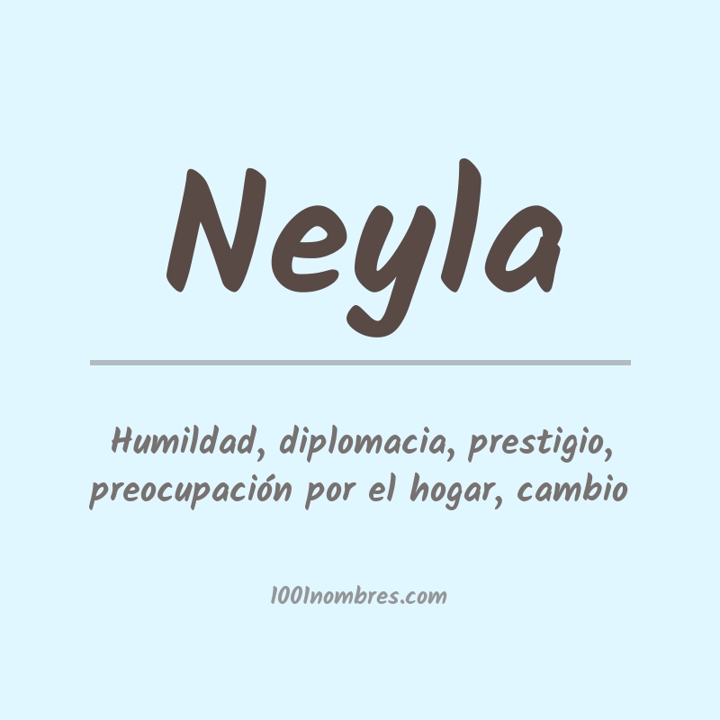 Significado del nombre Neyla