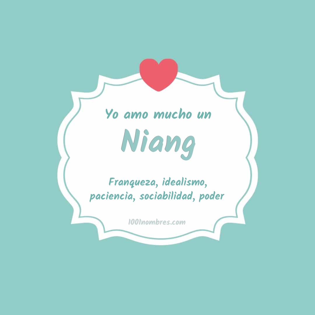 Yo amo mucho Niang