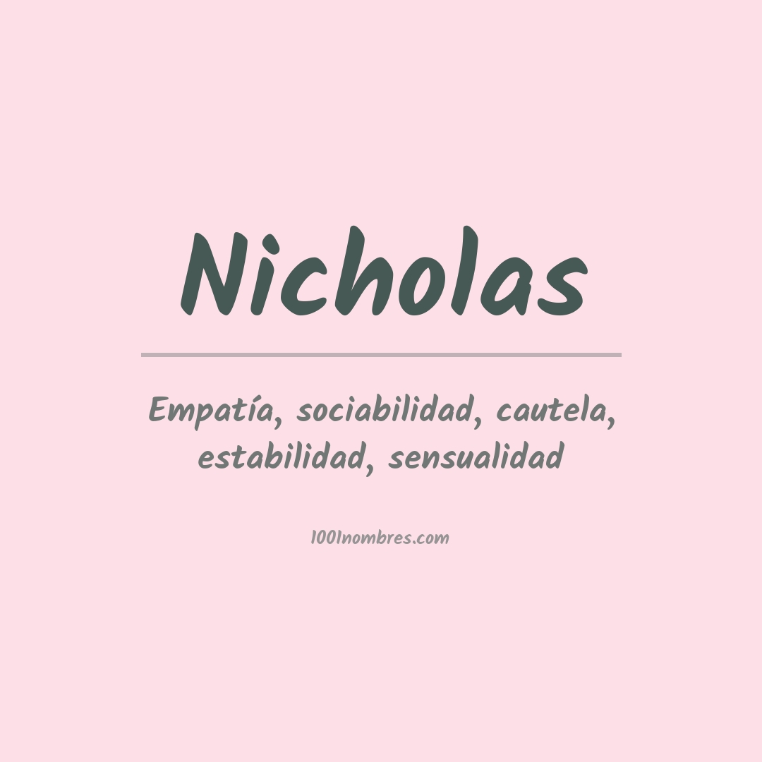 Significado del nombre Nicholas