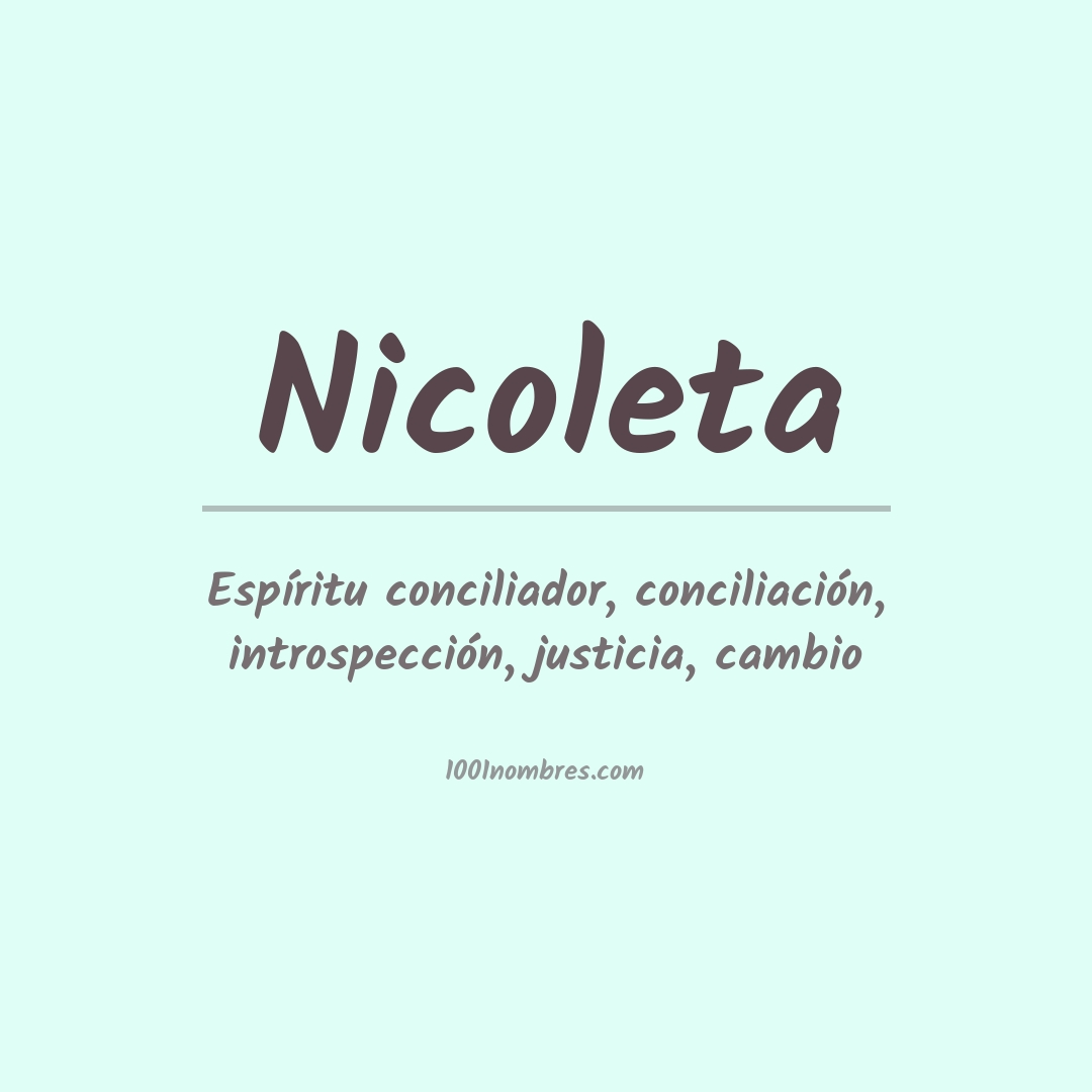 Significado del nombre Nicoleta Significado del nombre Nicoleta