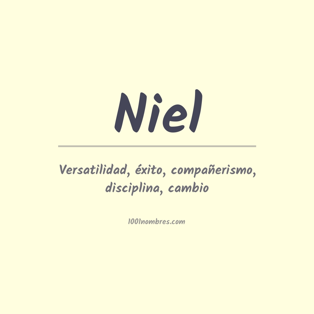 Significado del nombre Niel