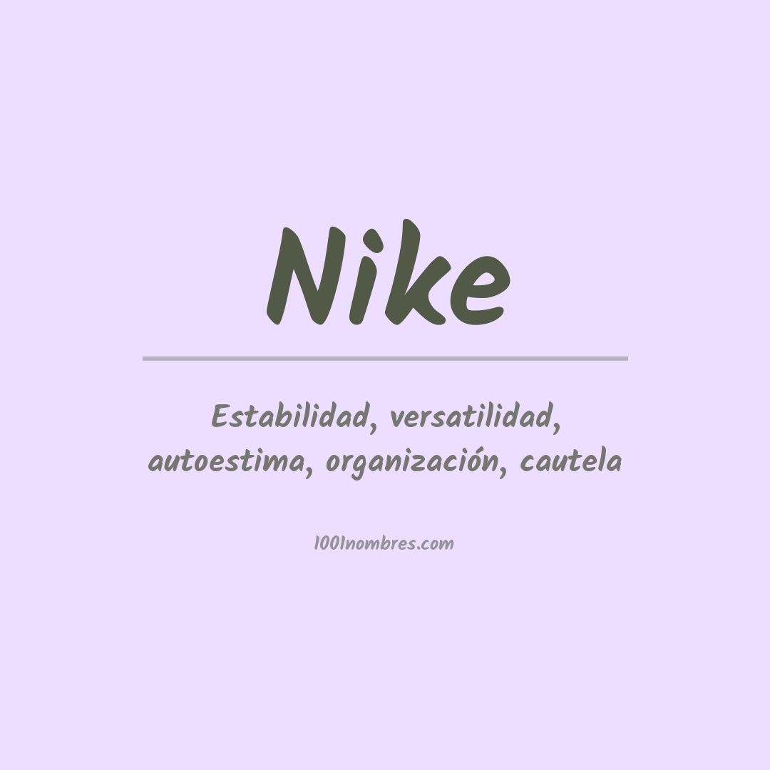 Significado del nombre Nike