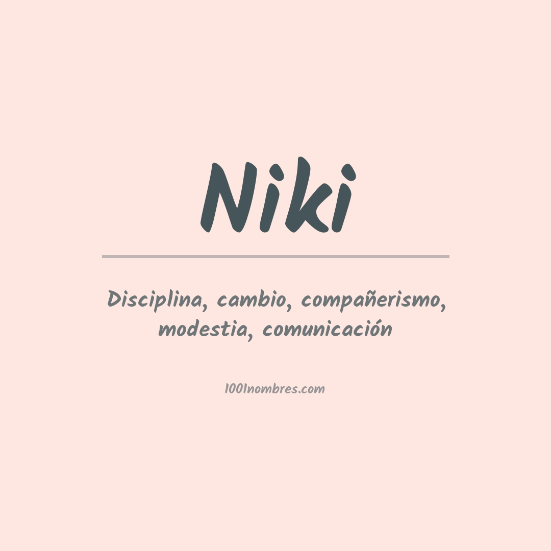 Significado del nombre Niki