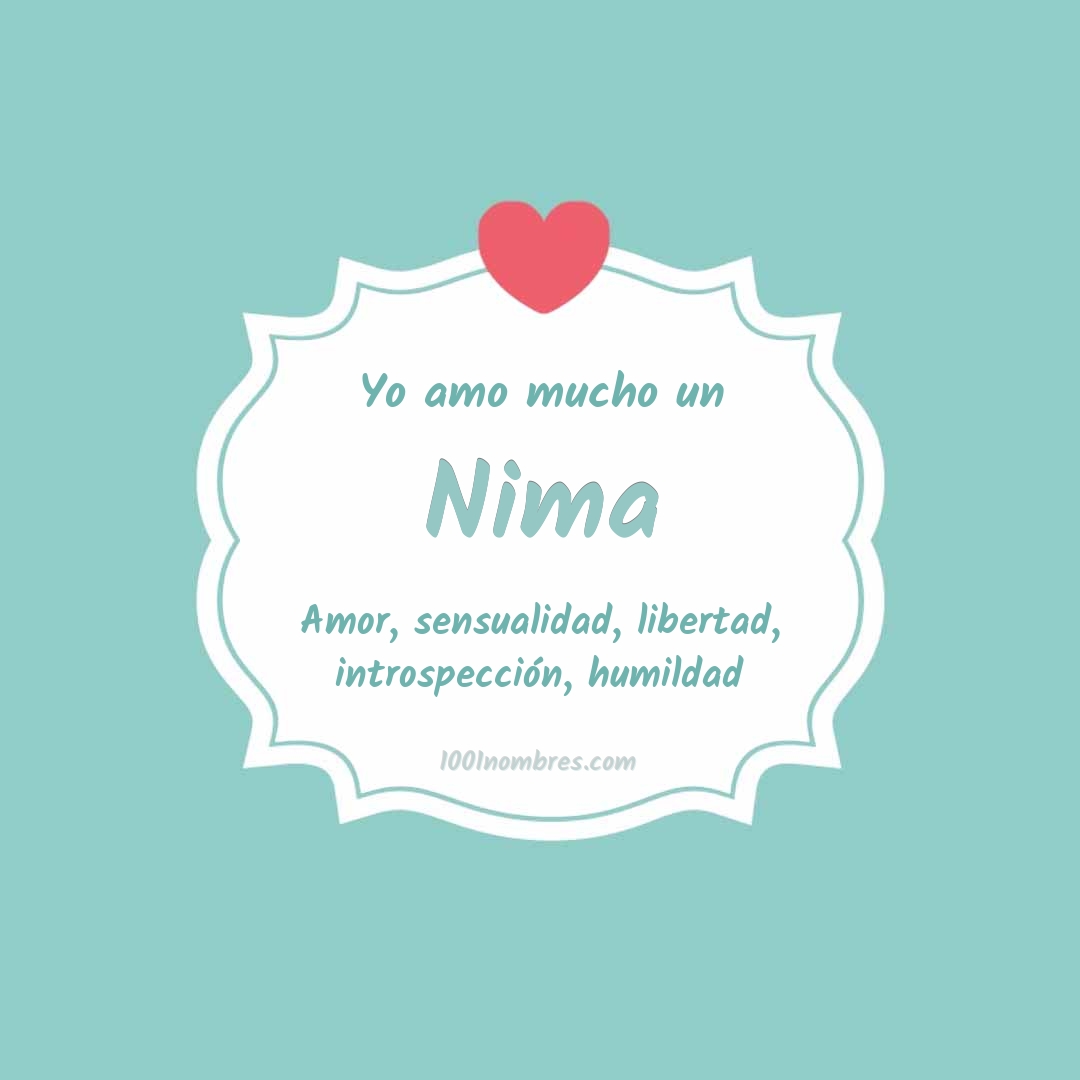 Yo amo mucho Nima