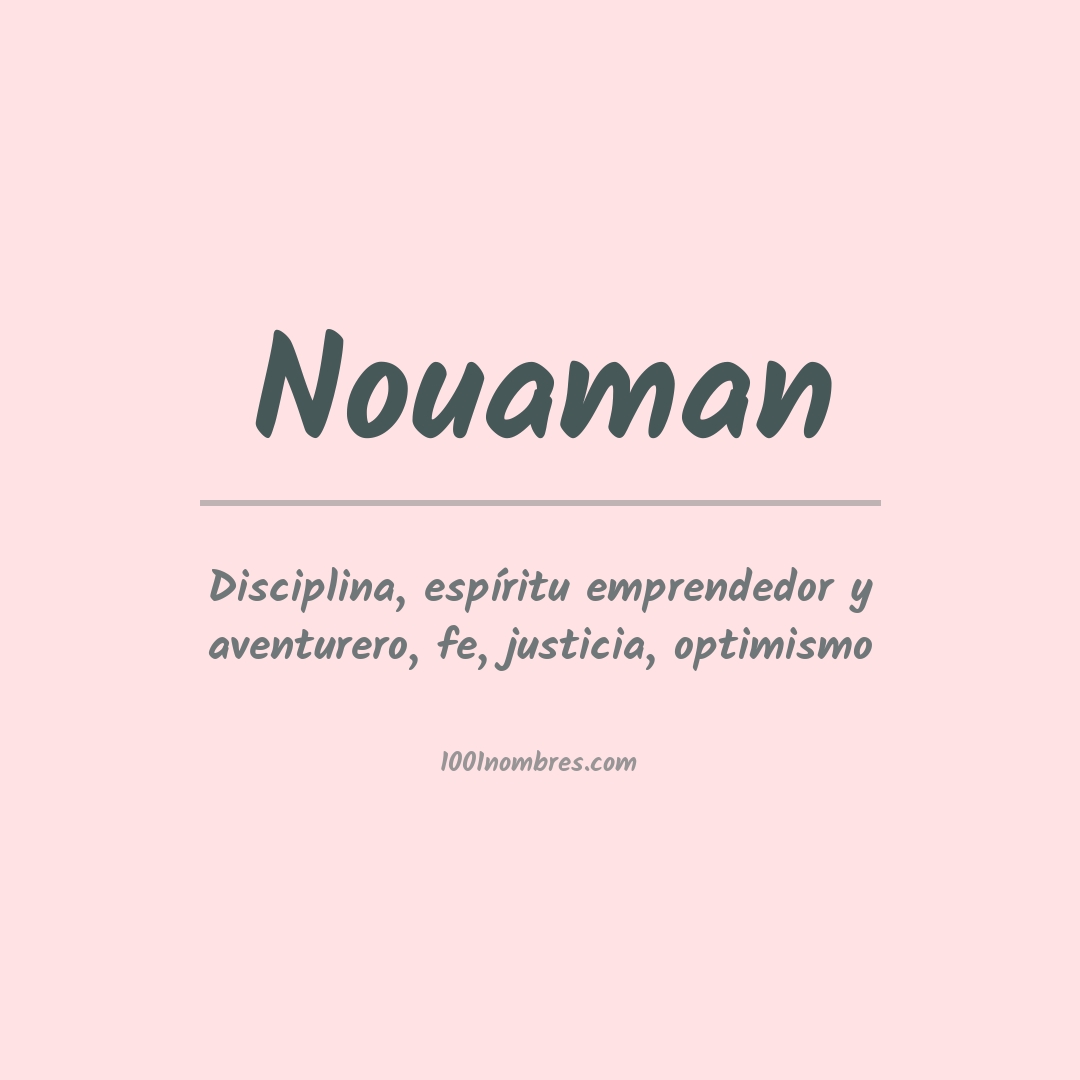 Significado del nombre Nouaman