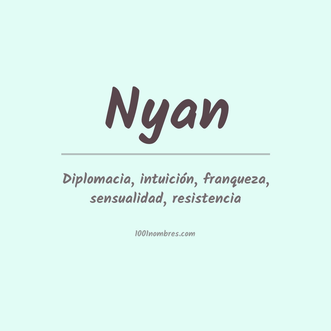 Significado del nombre Nyan