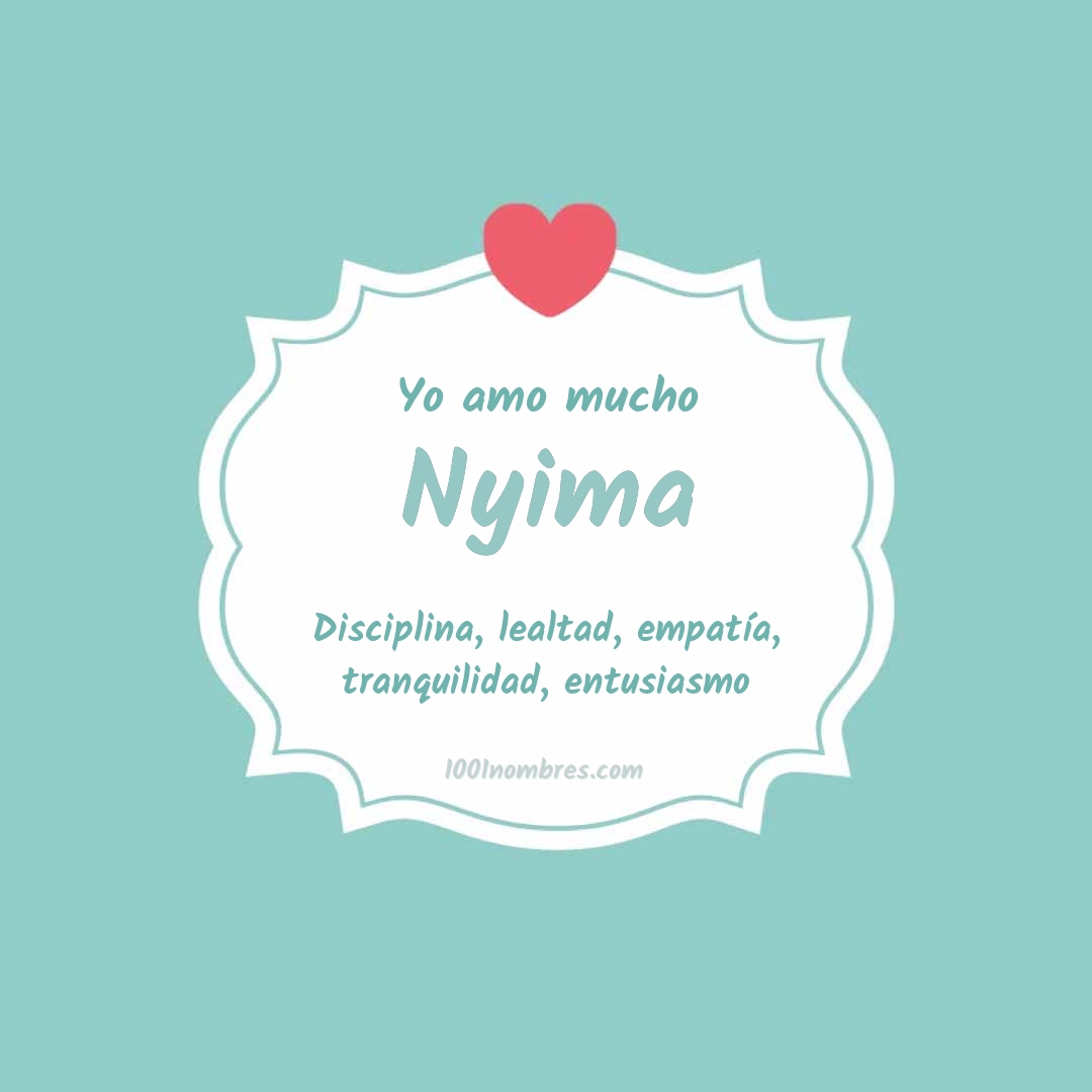 Yo amo mucho Nyima