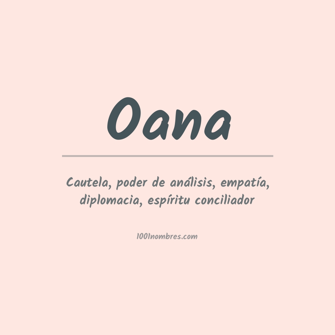 Significado del nombre Oana