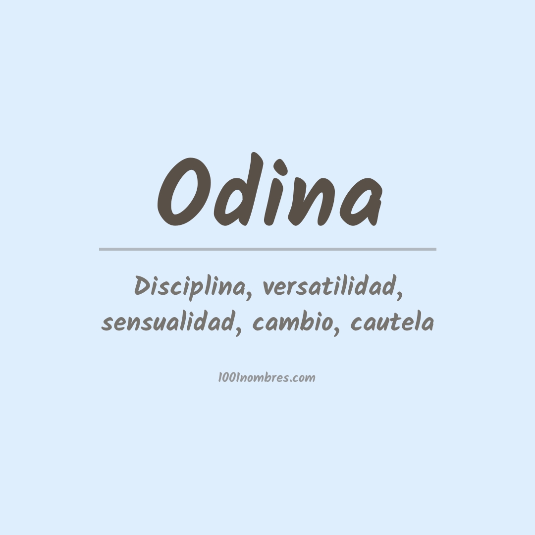 Significado del nombre Odina