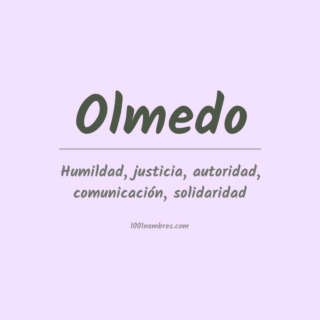 Significado del nombre Olmedo