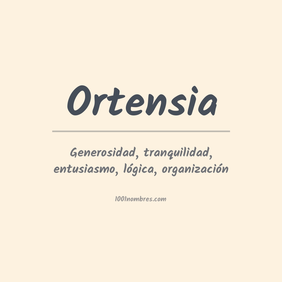 Significado del nombre Ortensia
