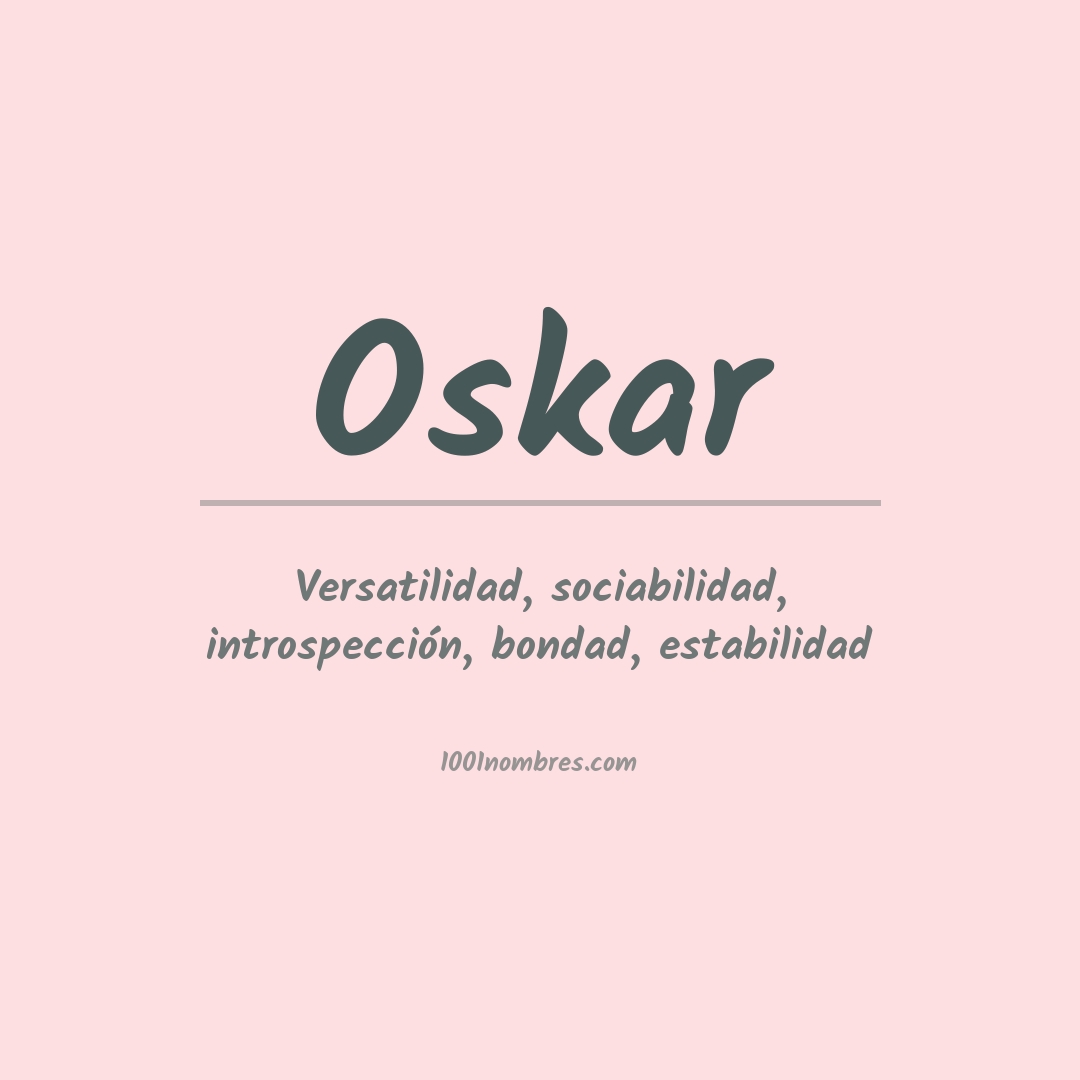 Significado del nombre Oskar