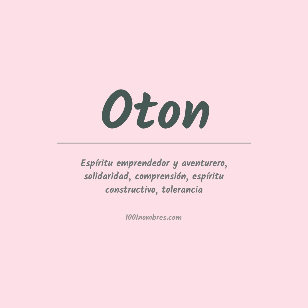 Significado del nombre Oton