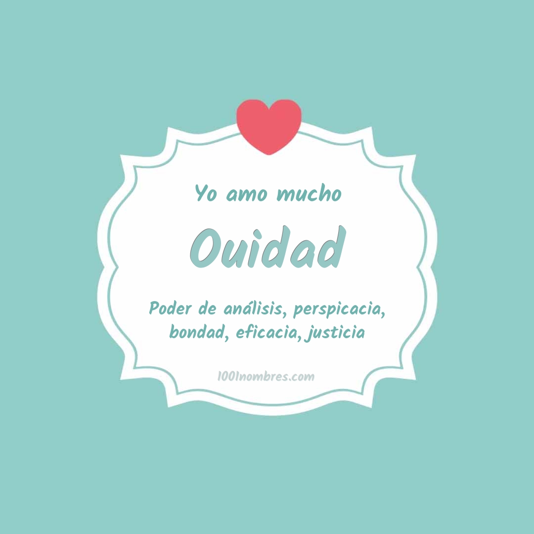Yo amo mucho Ouidad
