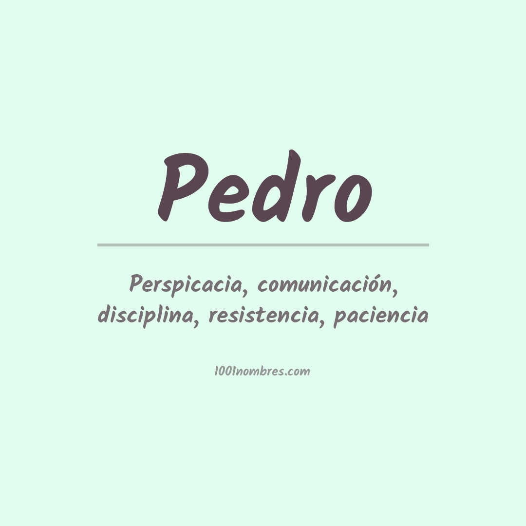 Significado do nome Pedro