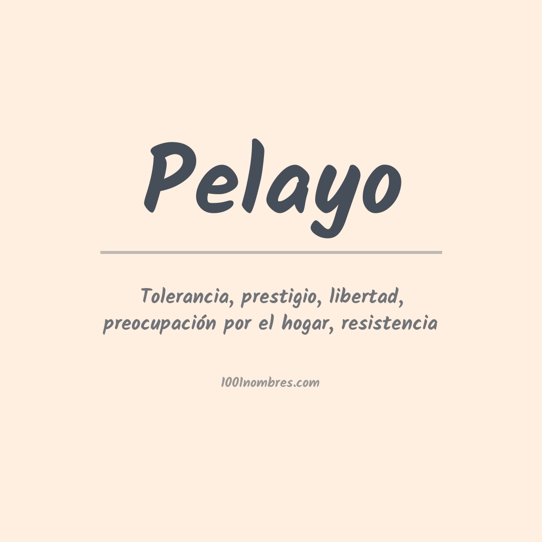 Significado del nombre Pelayo