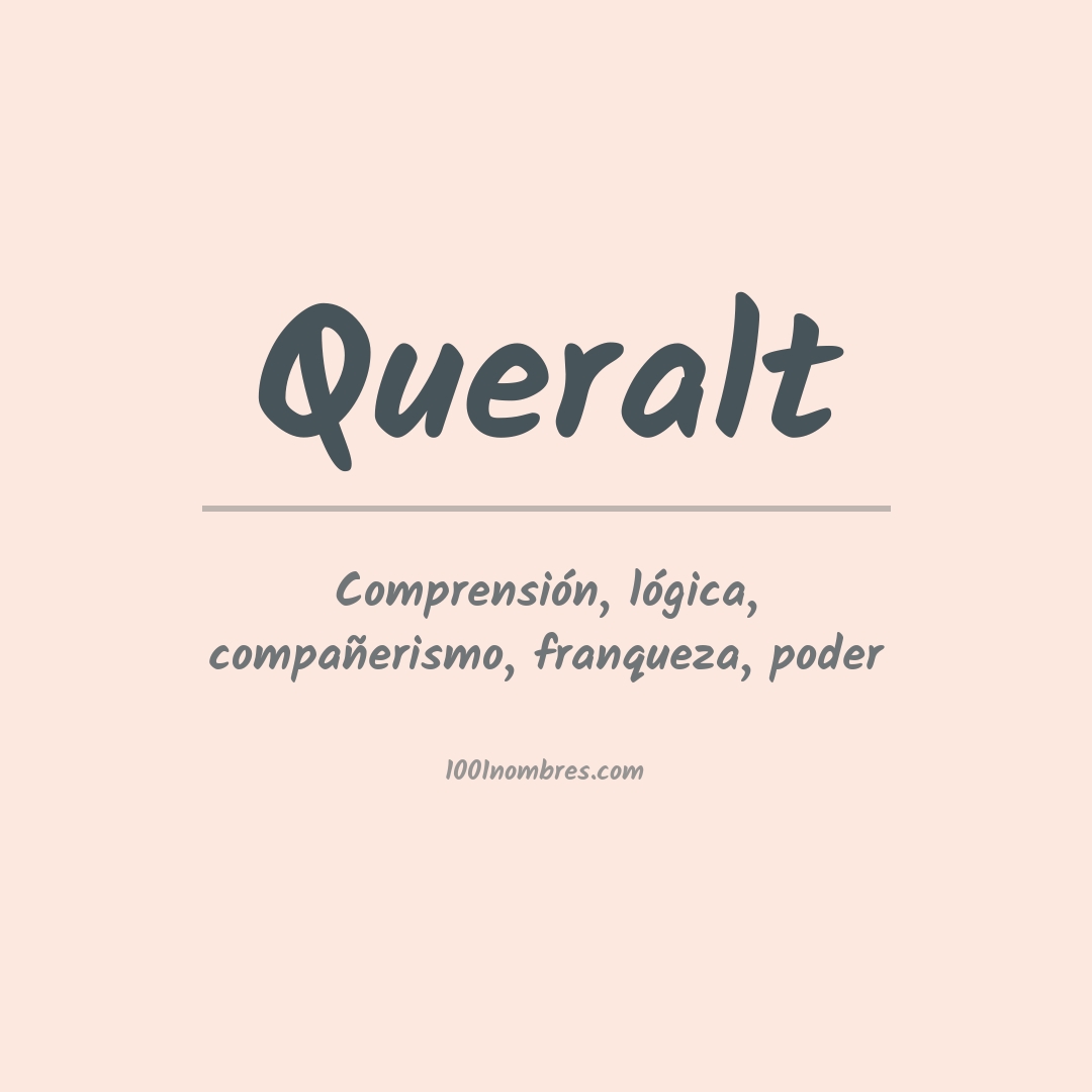 Significado del nombre Queralt