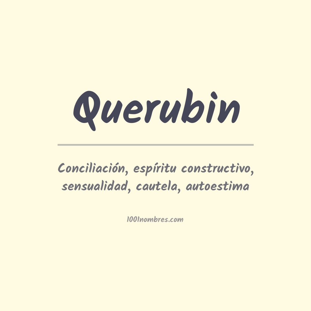 Significado del nombre Querubin