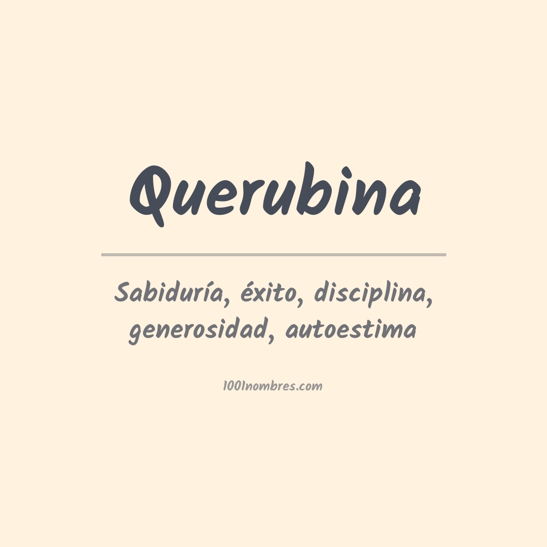 Significado del nombre Querubina