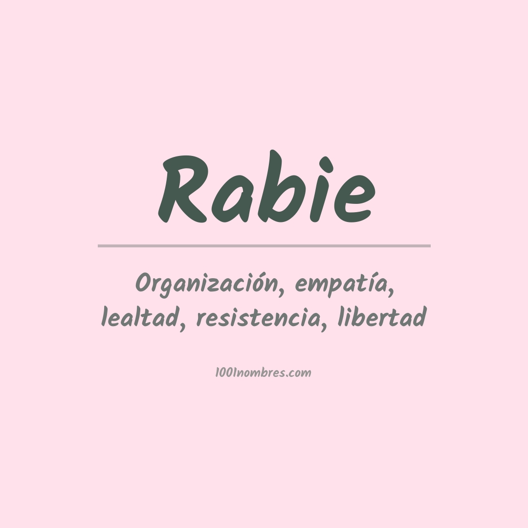 Significado del nombre Rabie Significado del nombre Rabie