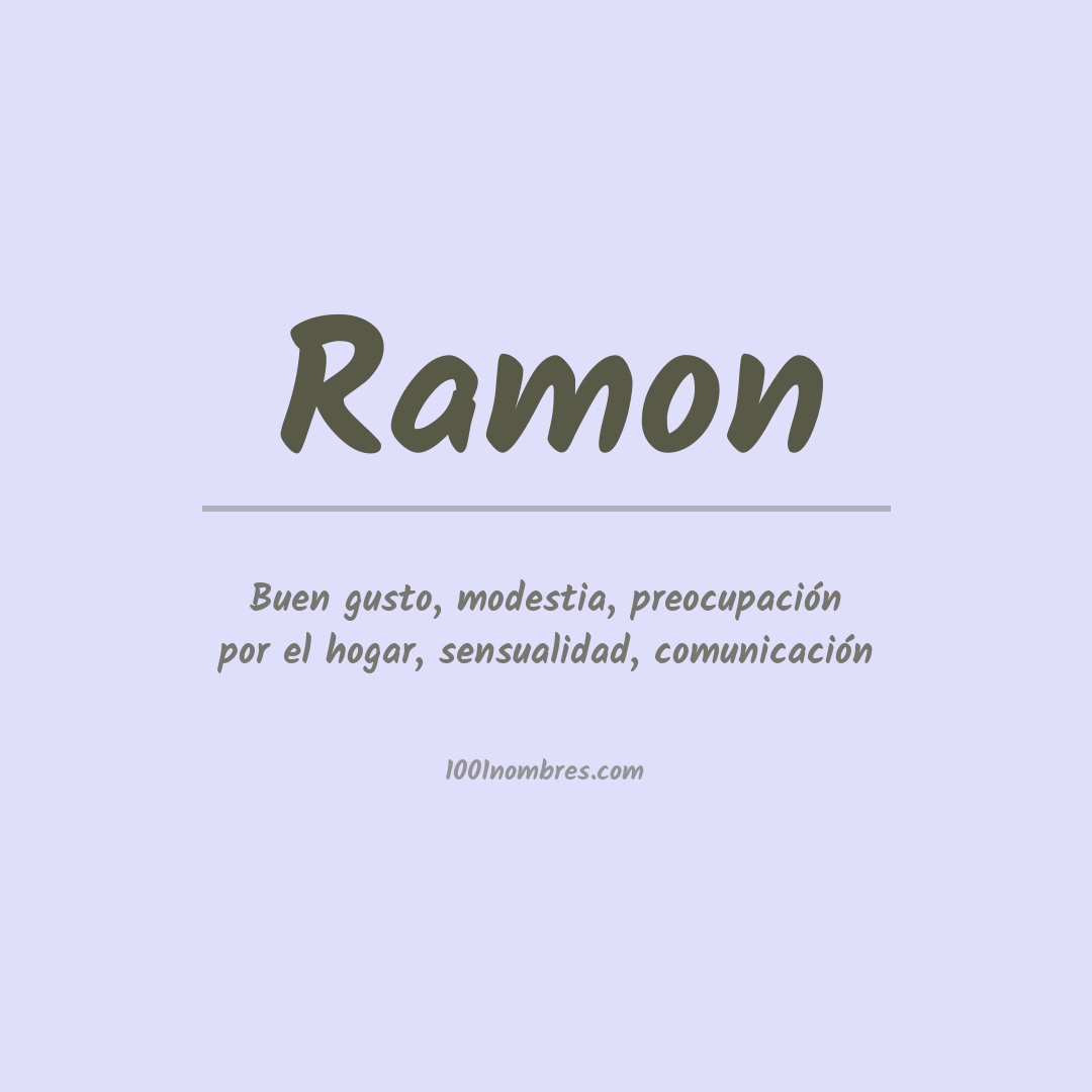 Significado del nombre Ramon