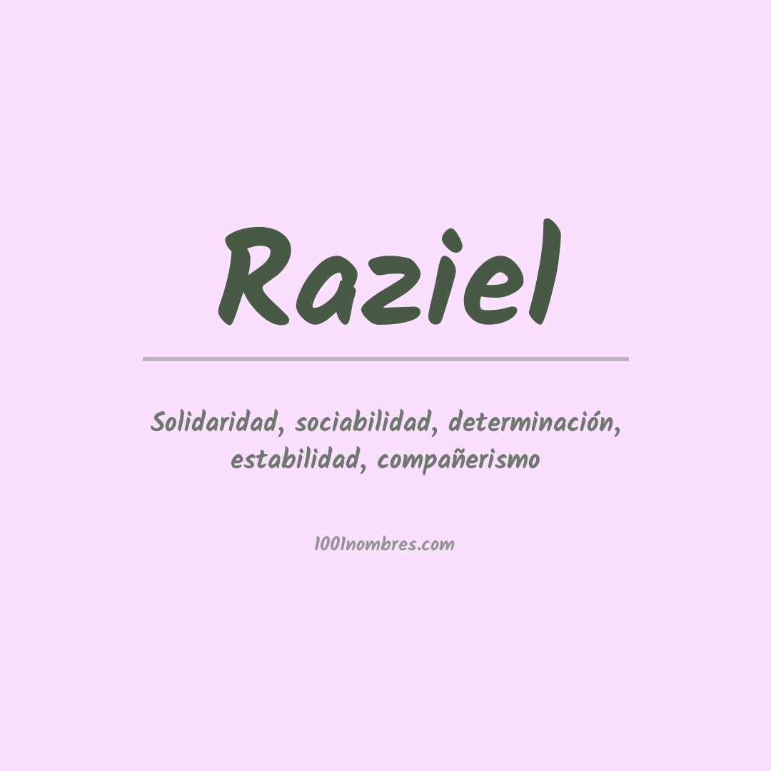 Significado del nombre Raziel