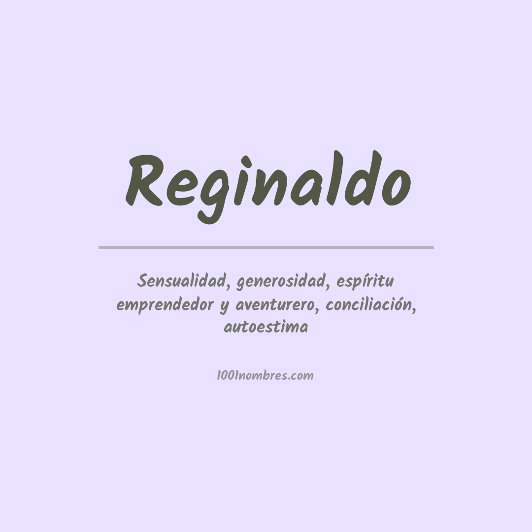Significado del nombre Reginaldo