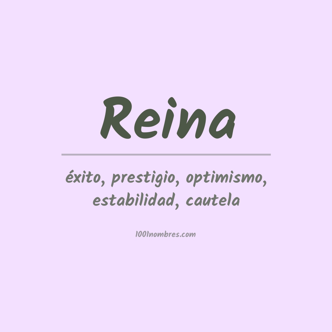 Significado del nombre Reina