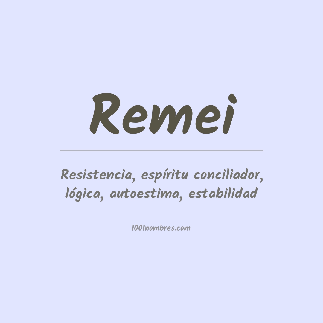 Significado do nome Remei
