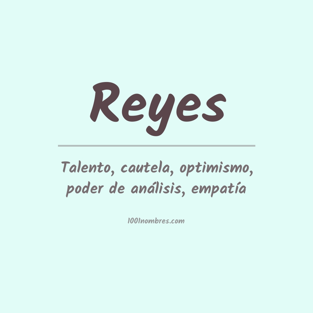 Significado del nombre Reyes