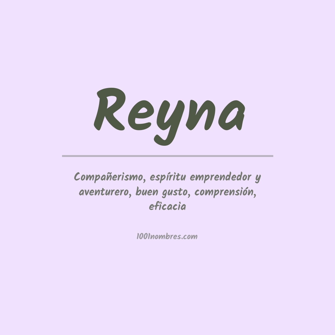 Significado del nombre Reyna