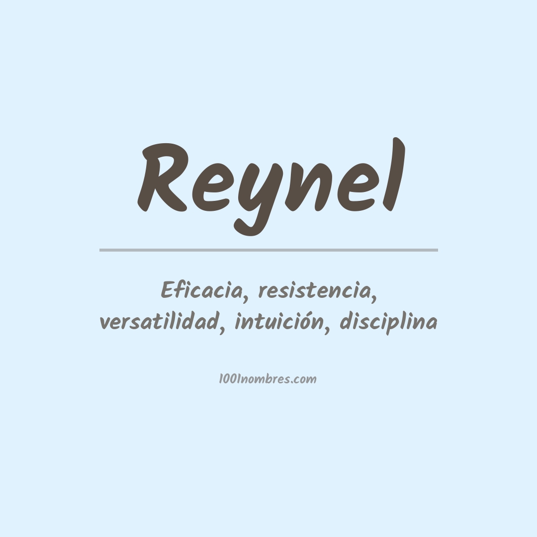 Significado del nombre Reynel