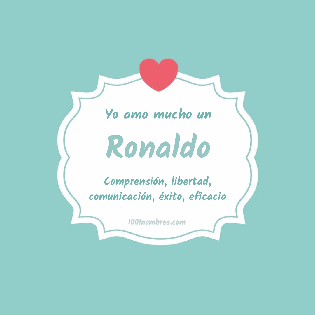 Yo amo mucho Ronaldo Yo amo mucho Ronaldo