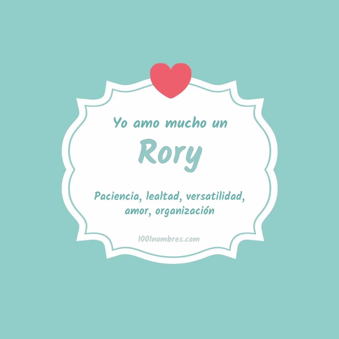 Yo amo mucho Rory