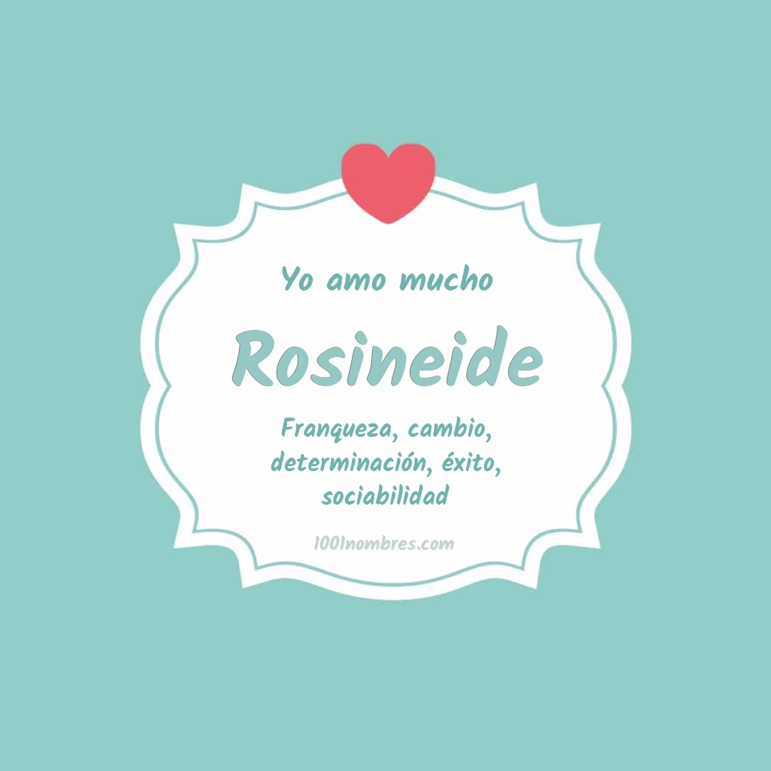 Yo amo mucho Rosineide Yo amo mucho Rosineide