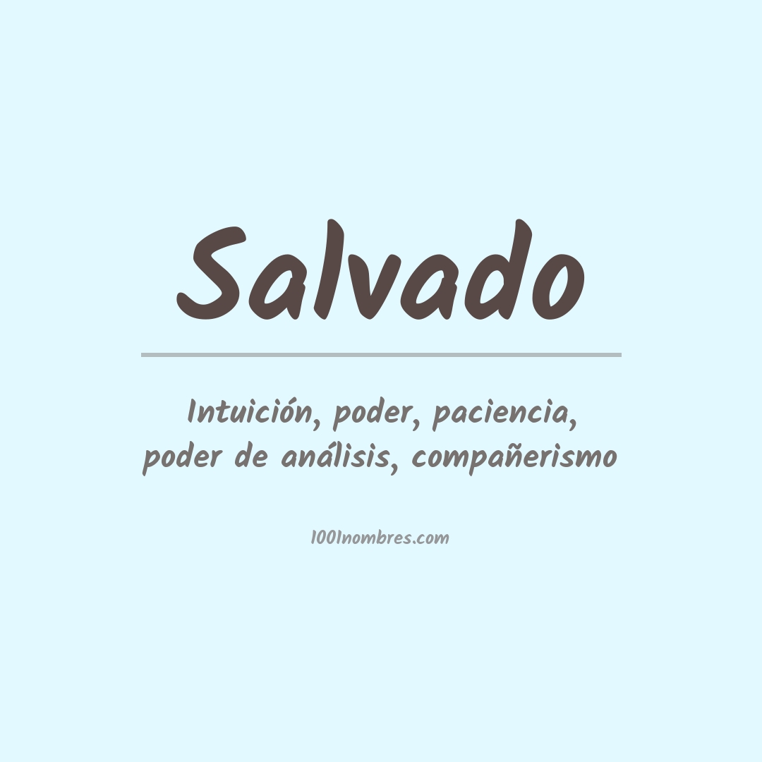 Significado del nombre Salvado