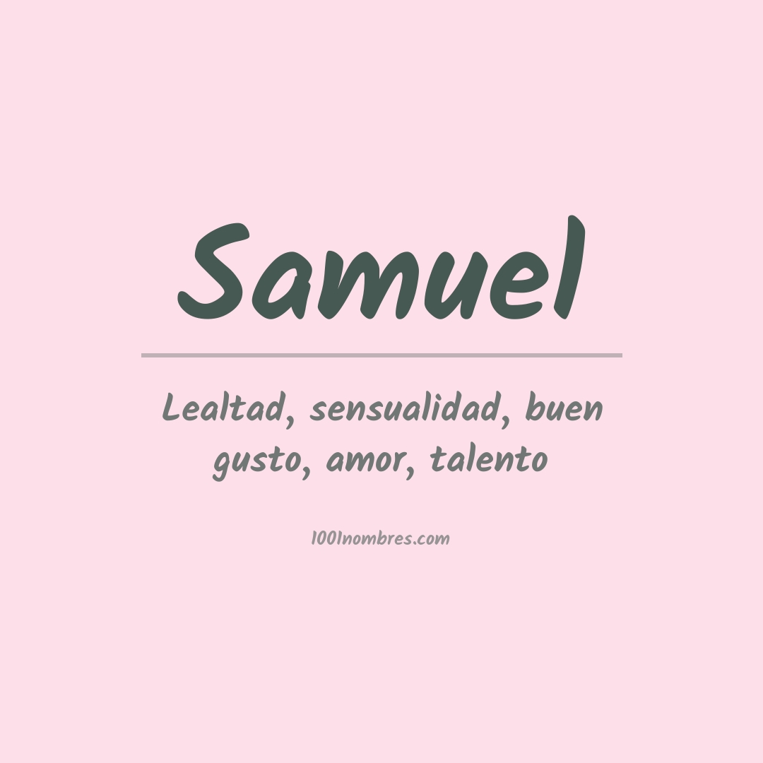 Significado del nombre Samuel