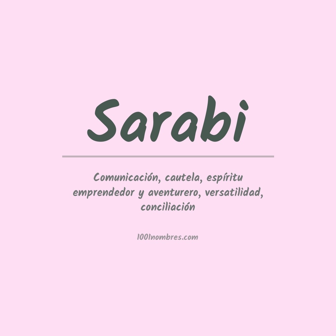 Significado del nombre Sarabi