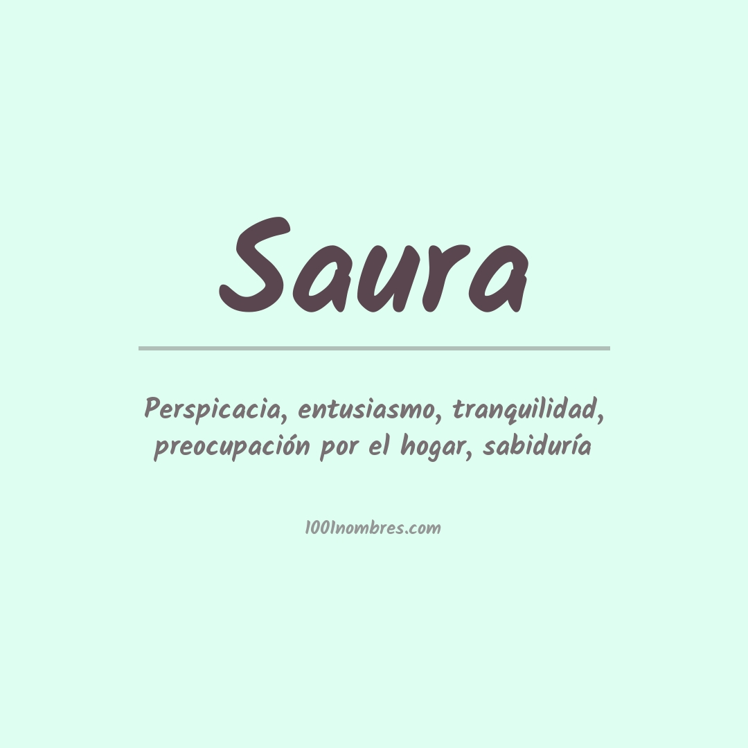 Significado del nombre Saura