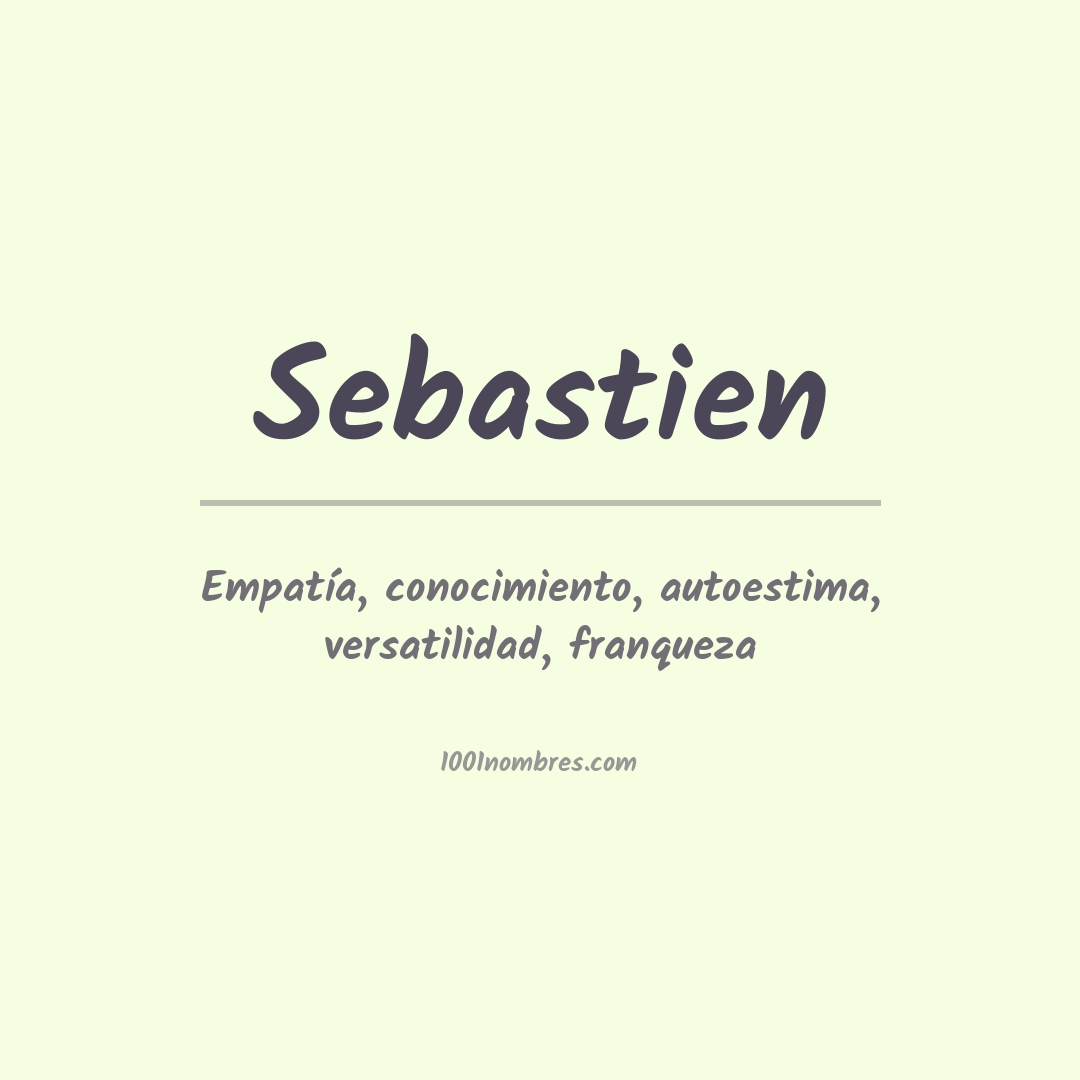 Significado del nombre Sebastien