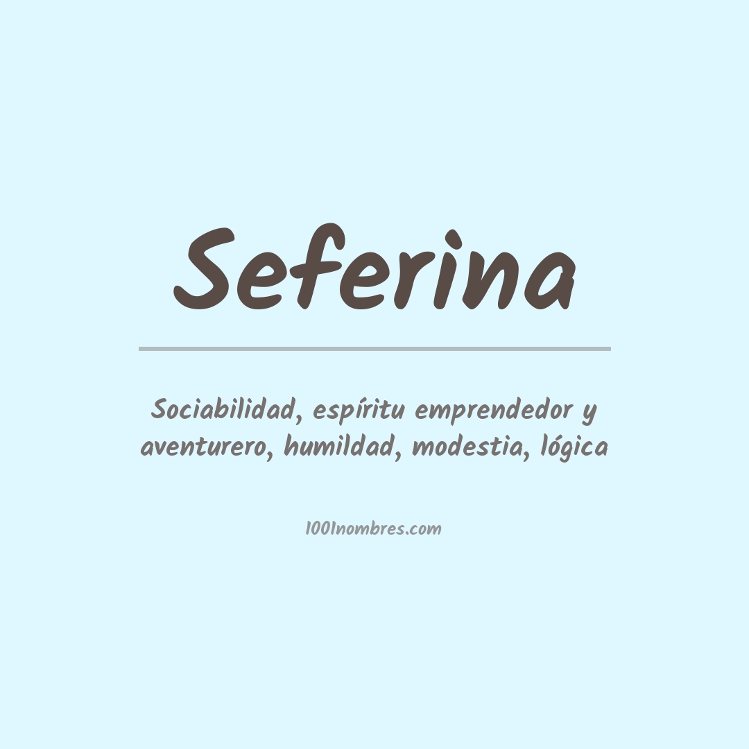 Significado del nombre Seferina