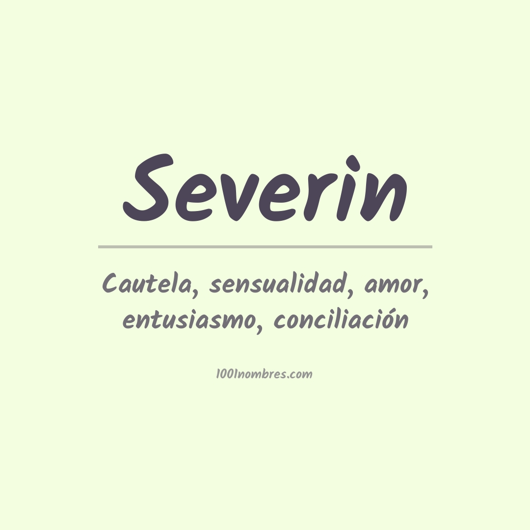 Significado del nombre Severin