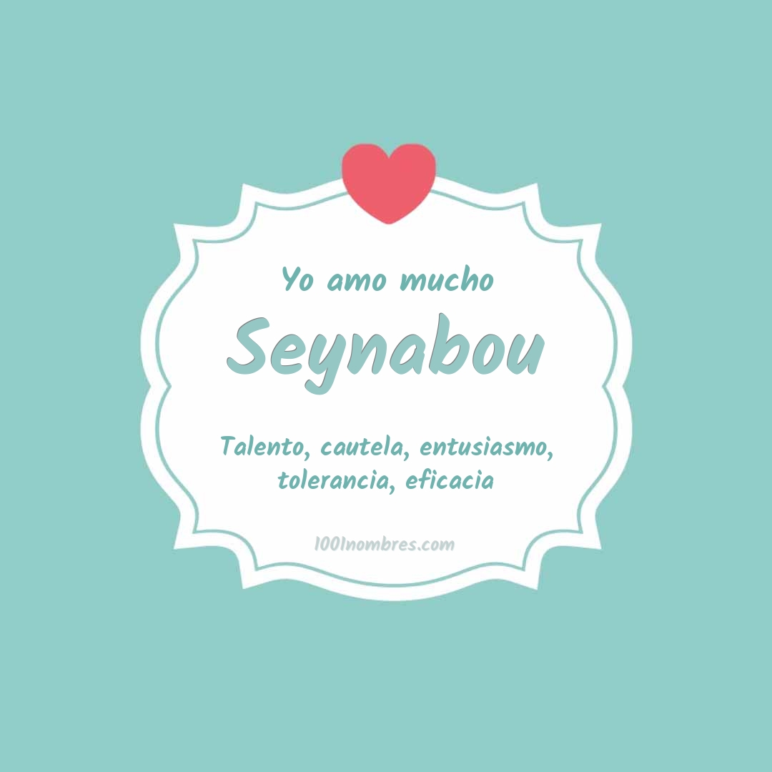 Yo amo mucho Seynabou Yo amo mucho Seynabou