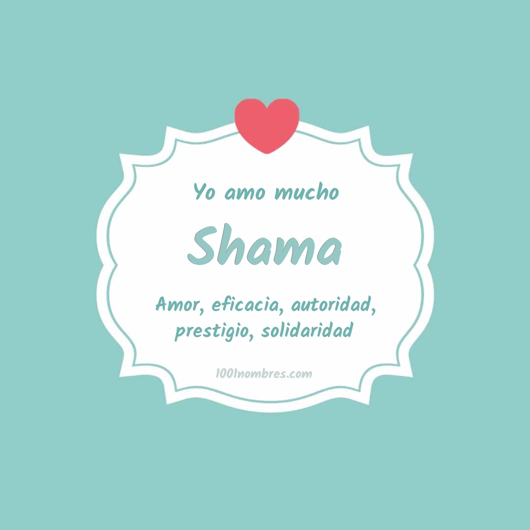 Yo amo mucho Shama Yo amo mucho Shama